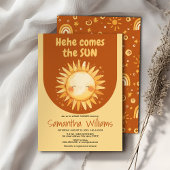 Hier kommt die Sun Baby Dusche Einladung