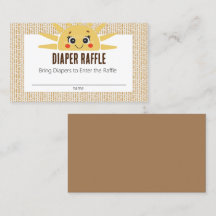 Hier kommt die Sun Baby Shower Diaper Raffle Card