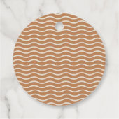 Hier kommt die Sun Boho Babydusche | Gefälligkeits Geschenkanhänger (Rückseite)