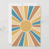 Hier kommt die Sun Co-Ed Baby Dusche Einladung (Rückseite)