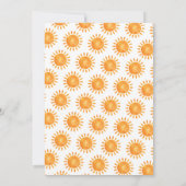 Hier kommt die Whimsical-Baby-Dusche von Sun Boho Einladung (Rückseite)