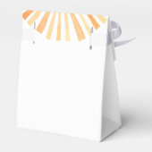 Hier kommt eine geschlechtsneutrale Babydusche Geschenkschachtel (Rückseite)