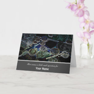 Hier kommt eine kleine Geldspritze für Sie Karte! Karte