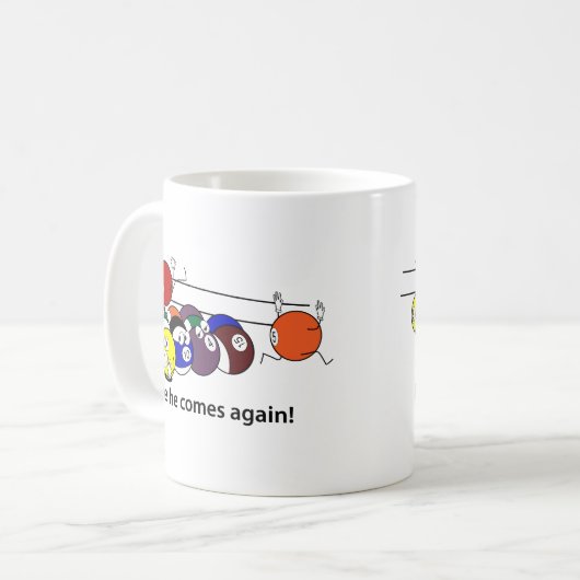 Hier kommt er Tassen (Vorderseite Links)