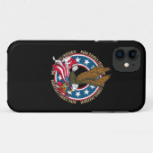 Hier kommt Freedom American Bald Eagle Case-Mate iPhone Hülle (Rückseite (Horizontal))