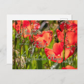 Hier kommt ganz gemein Glück für Dich! Postkarte (Vorne/Hinten)