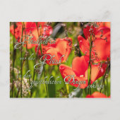 Hier kommt ganz gemein Glück für Dich! Postkarte (Vorderseite)