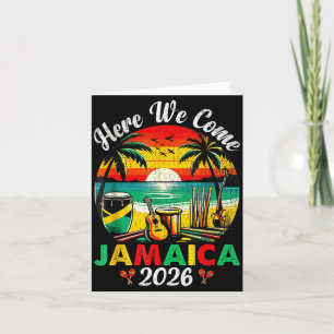 Hier kommt Jamaika 2026 Mädchen-Trip Familie Somme Karte