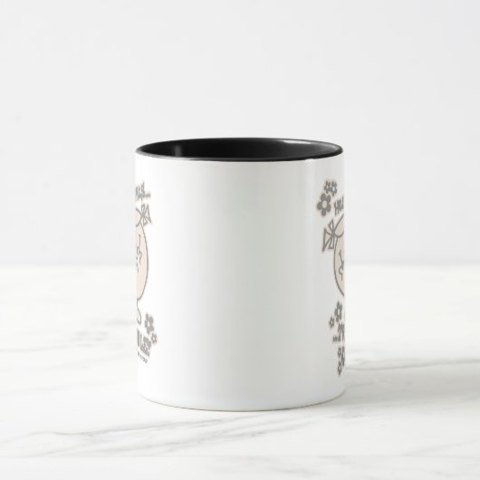 Hier kommt kleine Miss Trouble Tasse (Zentrum)