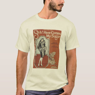 Hier kommt mein Vintager Songbook-Cover T-Shirt