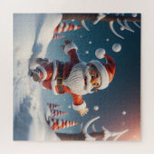 Hier kommt Santa Puzzle (Horizontal)