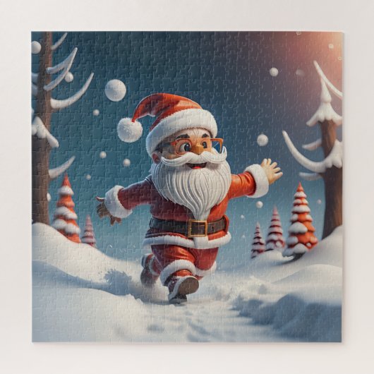 Hier kommt Santa Puzzle (Vertikal)