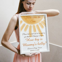 Hier kommt Sonnenschein Baby Dusche Ratschläge wie Poster