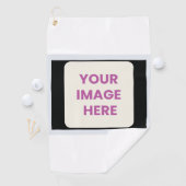 Hier können Sie das Logo per Drag & Drop entfernen Golfhandtuch (Insitu)