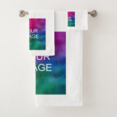 Hier können Sie Ihr Image-Foto-Logo ganz individue Badhandtuch Set (Insitu)