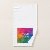 Hier können Sie Ihr Image-Foto-Logo ganz individue Badhandtuch Set (Handtuch)