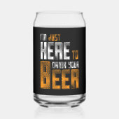 Hier können Sie Ihre Bierkunst geniessen Dosenglas (Rückseite)