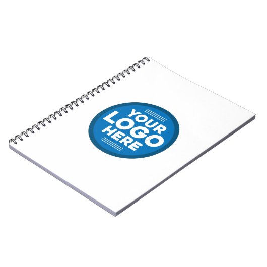 Hier können Sie Ihren Text oder Ihr Logo individue Notizblock (Linke Seite)