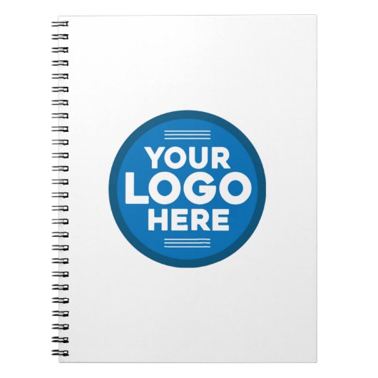 Hier können Sie Ihren Text oder Ihr Logo individue Notizblock (Vorderseite)