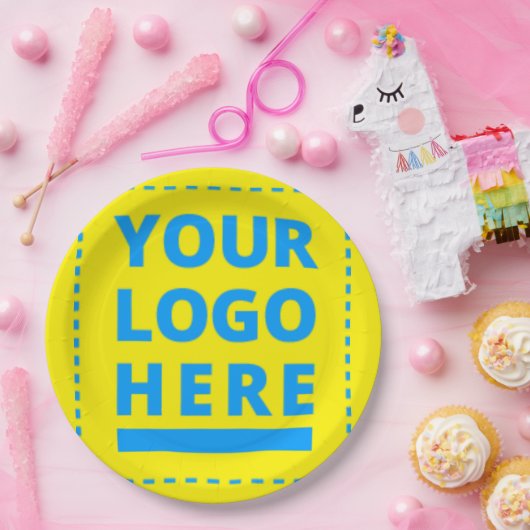 Hier können Sie Ihren Text oder Ihr Logo individue Pappteller (Party)