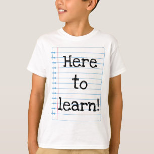 Hier lernen T-Shirt