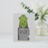 Hier liegt meine Jugend Postkarte (Stehend Vorderseite)