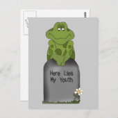 Hier liegt meine Jugend Postkarte (Vorne/Hinten)