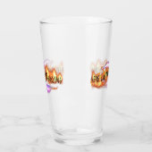 Hier Live Dragons Shaker Glass Glas (Links)
