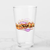 Hier Live Dragons Shaker Glass Glas (Vorderseite)