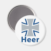 Hier Magnet (Vorderseite/Rückseite)