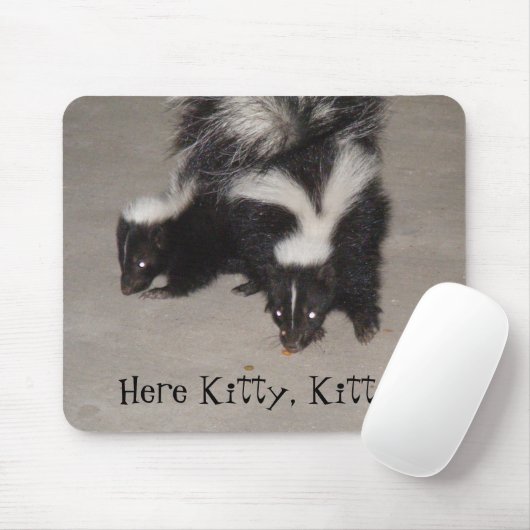 Hier Miezekatze, Miezekatze! Mousepad (Mit Mouse)