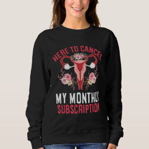 Hier möchte ich mein monatliches Abonnement wegen  Sweatshirt