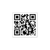 hier modern Ihren QR-Code anpassen Gummistempel (Prägung)