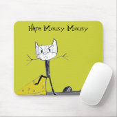 Hier Mousy Mousy mousepad (Mit Mouse)