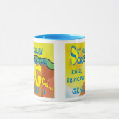 Hier nach Kreation (EngEsp) Kaffeepause Tasse (Zentrum)