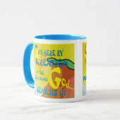 Hier nach Kreation (EngEsp) Kaffeepause Tasse (Vorderseite Links)