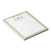 Hier Notepad "Kitty" Notizblock (angewinkelt)