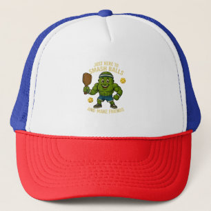 Hier nur um Bälle zu schmettern und Freunde zu fin Truckerkappe