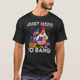 Hier nur um die USA-Flagge zu schlagen  4. Juli Hü T-Shirt