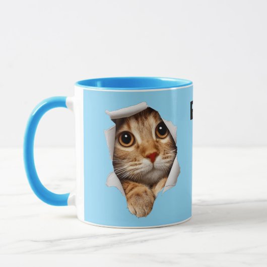 Hier raus! tasse (Links)