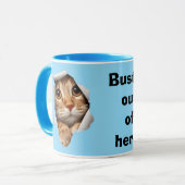 Hier raus! tasse (Vorderseite Links)