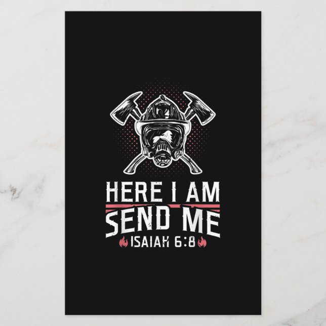 Hier schicke ich Isaiah 68 Feuerwehrmann (Vorderseite)