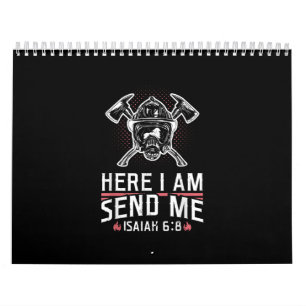 Hier schicke ich Isaiah 68 Feuerwehrmann Kalender