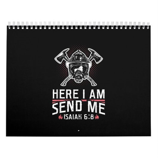 Hier schicke ich Isaiah 68 Feuerwehrmann Kalender (Titelbild)