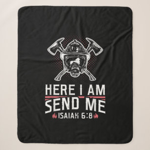 Hier schicke ich Isaiah 68 Feuerwehrmann Sherpadecke