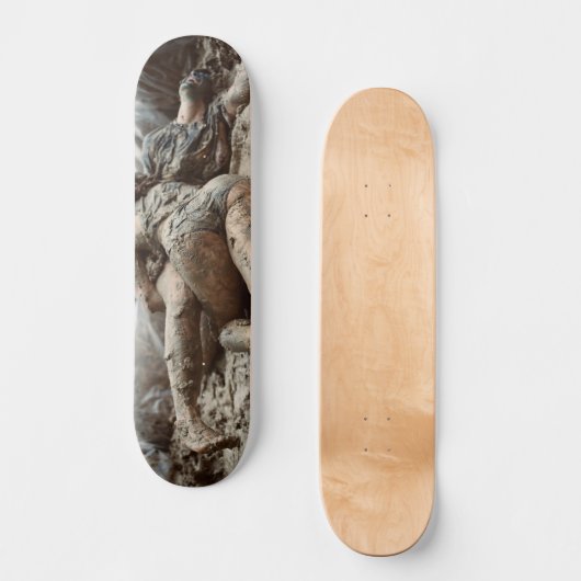 HIER SEHEN MUD HINTERN SKATEBOARD (Vorderseite)