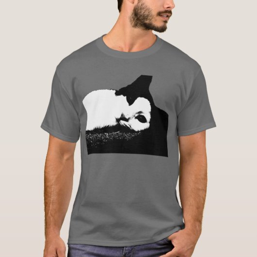 Hier sehen Sie Ihr Cat (BW) Shirt (Vorderseite)