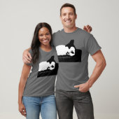 Hier sehen Sie Ihr Cat (BW) Shirt (Unisex)