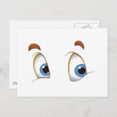 Hier sehen Sie Ihre kid Blue Eyes Postkarte (Vorne/Hinten)