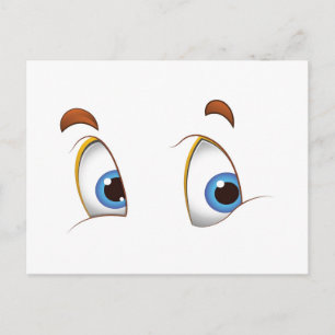 Hier sehen Sie Ihre kid Blue Eyes Postkarte